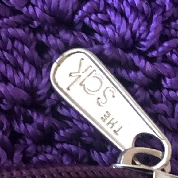 THE SAK
Purple Crossbody Bag with Textured Crochet Design - Picture 6 of 8